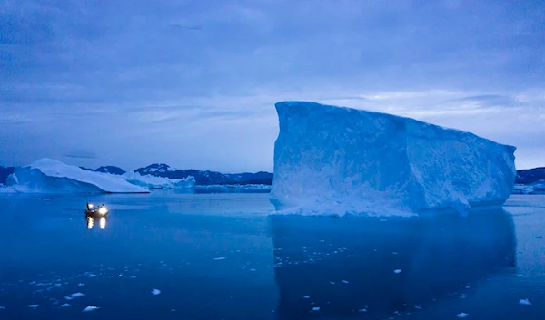 Melting ice in Greenland (AP)