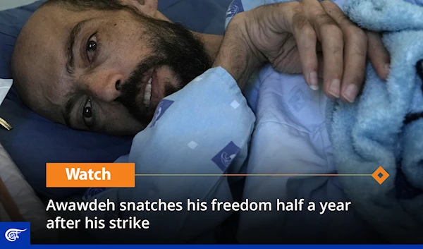 Awawdeh snatches his freedom half a year after his strike