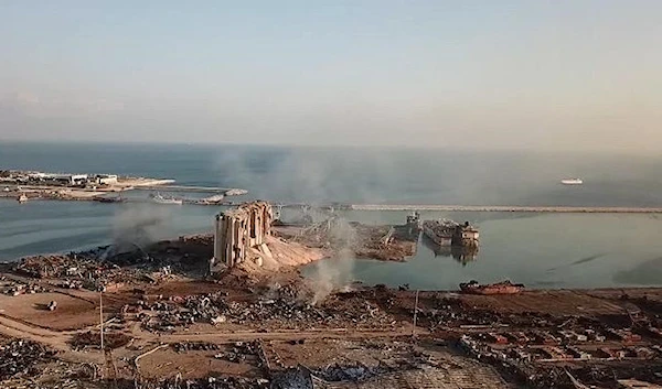 Drone footage shows the scale of destruction in Beirut (Archive)