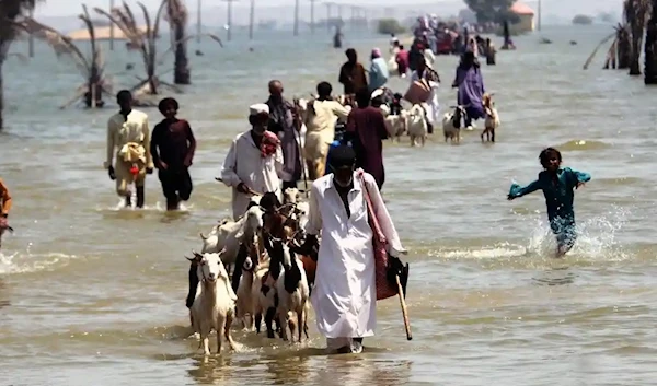 More than 33 million people have been affected by the flooding across Pakistan. (EPA)