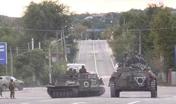 Russian forces on the eastern side of Kupyansk on September 10, 2022 (Telegram)