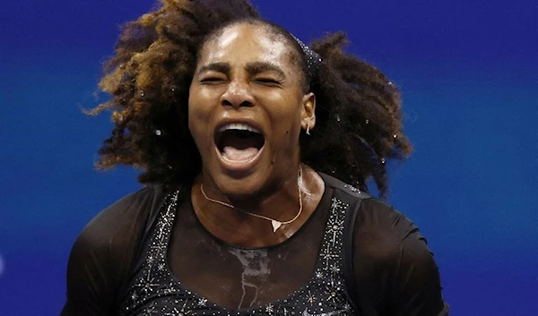 Serena Williams of the U.S. reacts during her third round match against Australia's Ajla Tomljanovic REUTERS/Shannon Stapleton