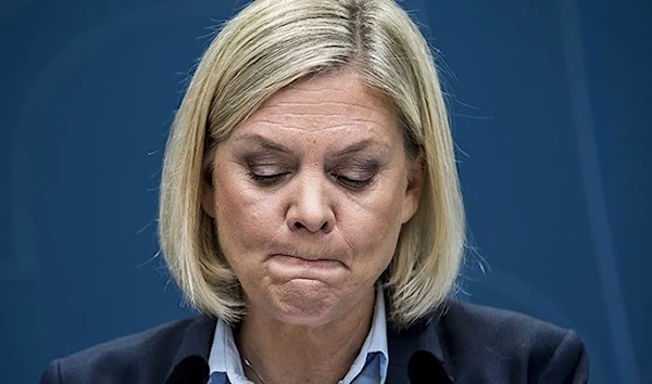 Swedish PM Magdalena Andersson resigns.