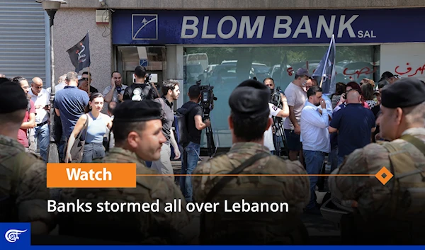 Banks stormed all over Lebanon