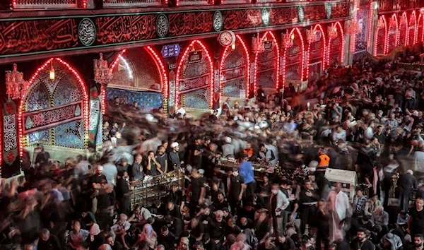 About 20 million visitors from Arab and Islamic countries participated in the forty years in the city of Karbala, south of the capital, Baghdad. (AFP)