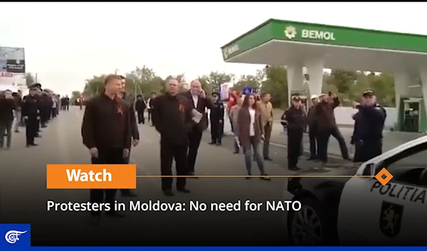 Protesters in Moldova: No need for NATO