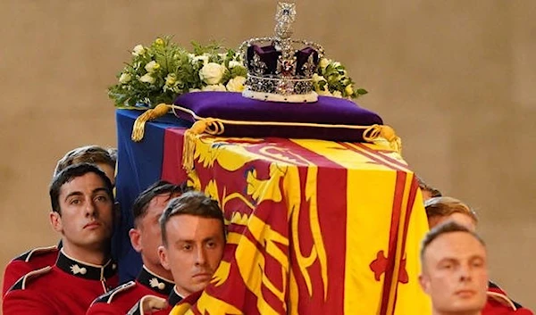 The Queen's coffin travelled across the UK, and is now lying in state in London. Picture: Getty