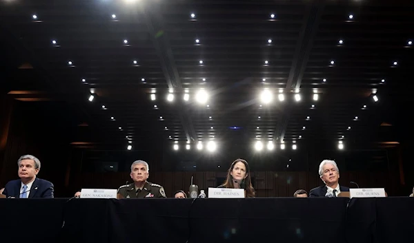 Director of National Intelligence Avril Haines and other top US officials appeared before the Senate Intelligence Committee earlier this year.