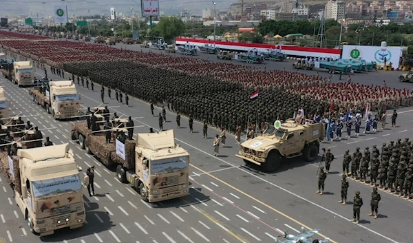 The Yemeni Armed Forces during a military parade in Sanaa, Yemen, September 22, 2022