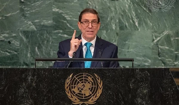 Cuban Foreign Minister Bruno Rodriguez at UN General Assembly 2022 (UN Photo)