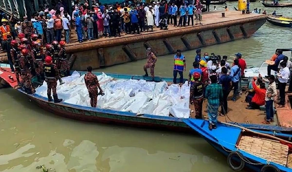 A scene from the river where the boat capsized (The Sun Daily)