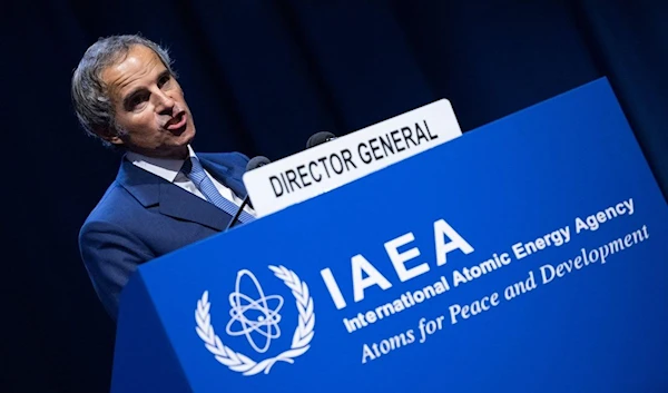 Rafael Grossi during the IAEA&nbsp;General Conference in Vienna, on Sept. 26. Rafael Grossi during the IAEA General Conference in Vienna, on Sept. 26.Photographer: Joe Klamar/AFP/Getty Image.