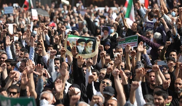 Pro-Islamic Republic demonstrations in Iran