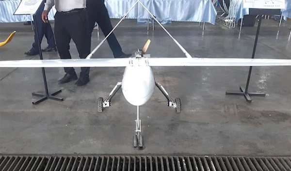 Shahab drone that was unveiled by The Iranian Air Force (Tasnim)