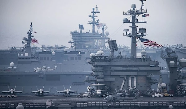 The USS Reagan will be part of the joint tactical exercises set to take place in the Sea of Japan (AFP/US NAVY)