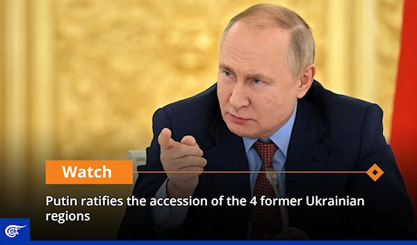 Putin ratifies the accession of the 4 former Ukrainian regions