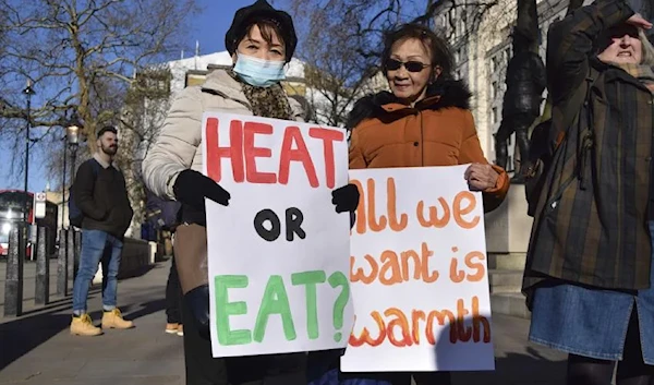 London protests over rising bills (AP)