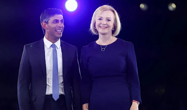 UK Foreign Secretary Liz Truss and former Chancellor Rishi Sunak