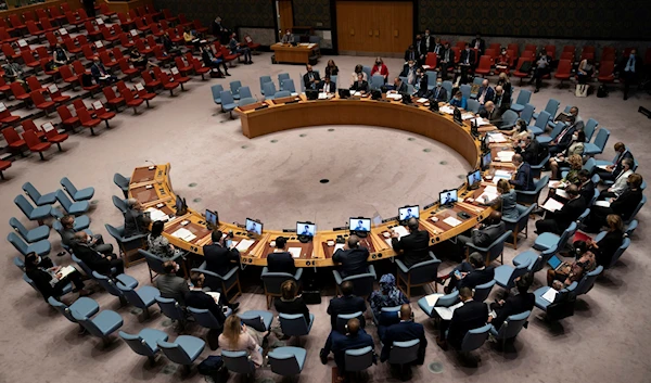 A meeting of the United Nations Security Council is held on September 23, 2021, during the 76th Session of the UN General Assembly in New York, the United States (AP Photo)