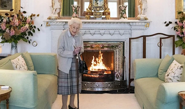 Queen Elizabeth II before meeting Truss at Balmoral Castle (PA)