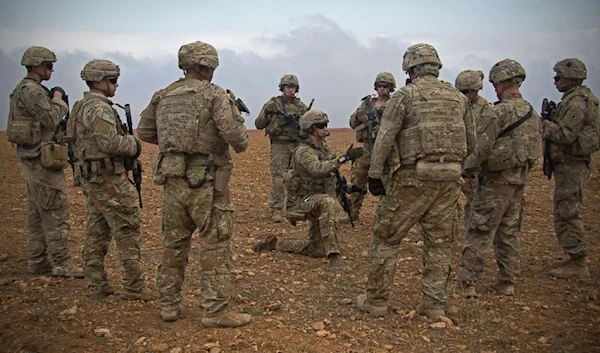 U.S. Soldiers gather for a brief during a combined joint patrol rehearsal in Manbij, Syria, Nov. 7, 2018. Spc. Zoe Garbarino/U.S. Army