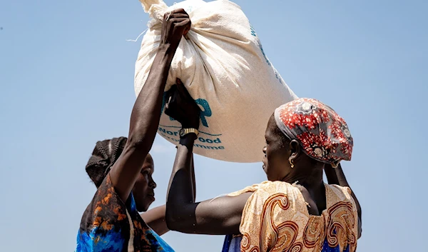 WFP food assistance arrives in Bilkey Payam, Jonglei state, in January — people there cannot access their pastures because of conflict (WFP)