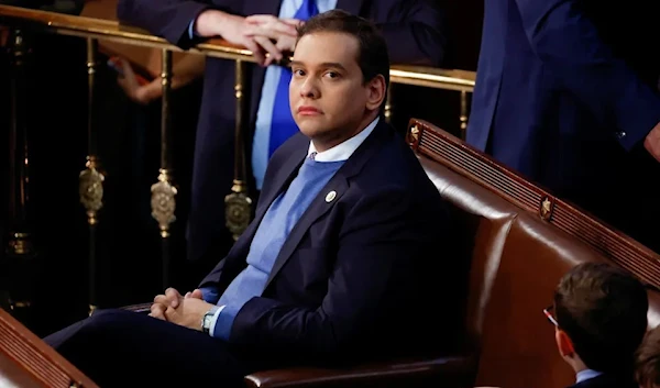 Santos during a leadership vote in the House chamber on Jan. 3 (Reuters)