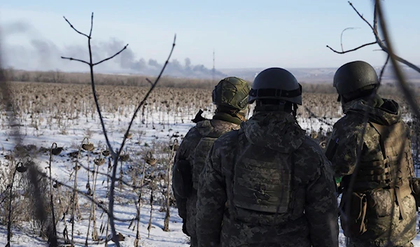 Ukrainian forces in Soledar (AP)