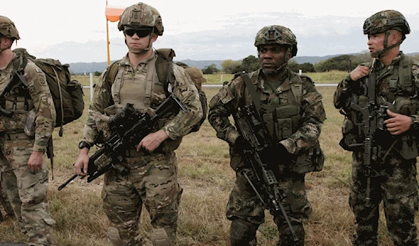 US and Colombian paratroops at Tolemaida Air Base in Colombia in 2020 (AP)