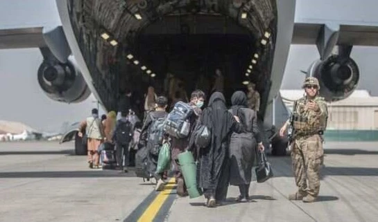 Hamid Karzai International Airport, Afghanistan, August 23, 2021. (Reuters)