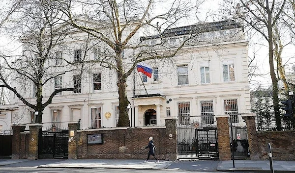 A view of the Russian embassy in the UK (TASS)