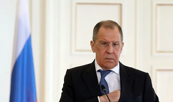 Russian Foreign Minister Sergei Lavrov at the Foreign Ministry in Athens, Greece, October 26, 2020. (REUTERS)