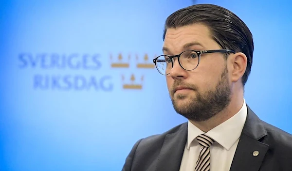 Swedish far-right leader Jimmie Akesson (AFP)