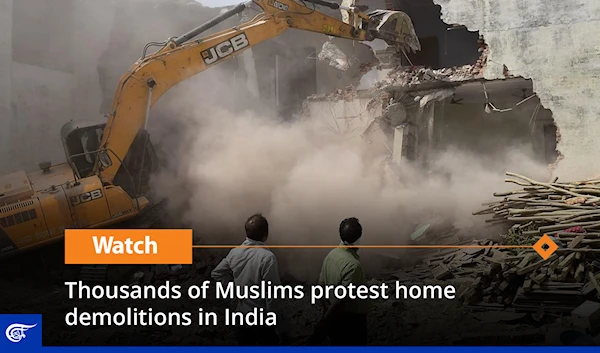 Thousands of Muslims protest home demolitions in India