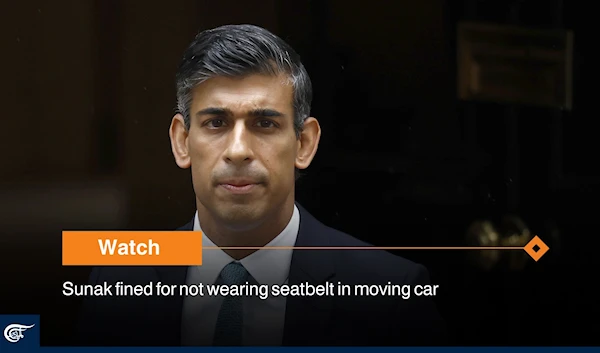 Sunak fined for not wearing seatbelt in moving car