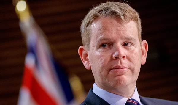 MP Chris Hipkins at a Parliamentary session in Wellington, New Zealand, in October 2021. (AP)