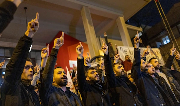 Protesters demonstrate in Istanbul after Rasmus Paludan, leader of Danish far-right political party Hard Line and who also has Swedish citizenship burned a copy of the Quran (Reuters)