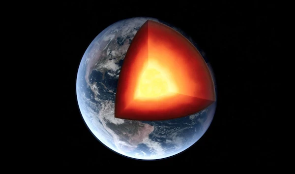 Scientists have proposed that Earth’s solid inner core (yellow in this diagram) rotates faster than the rest of Earth. A new study suggests the core’s rotation has recently paused, and is reversing direction. (Getty Images)