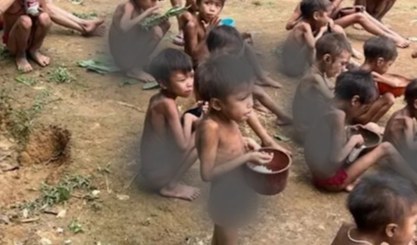 Desperately malnourished Yanomami children, Surucucus region. (URIHI – Associação Yanomami)