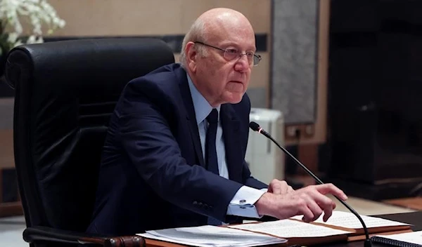 ebanon's caretaker Prime Minister Najib Mikati heads a cabinet meeting, at the government palace in Beirut, Lebanon January 18, 2023. (Reuters)