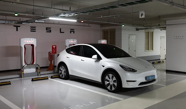 A Tesla car in South Korea (CNBC)