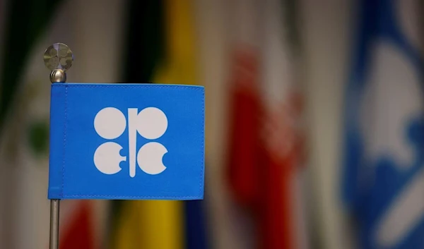 An OPEC flag is seen on the day of OPEC+ meeting in Vienna in Vienna, Austria October 5, 2022 (Reuters).