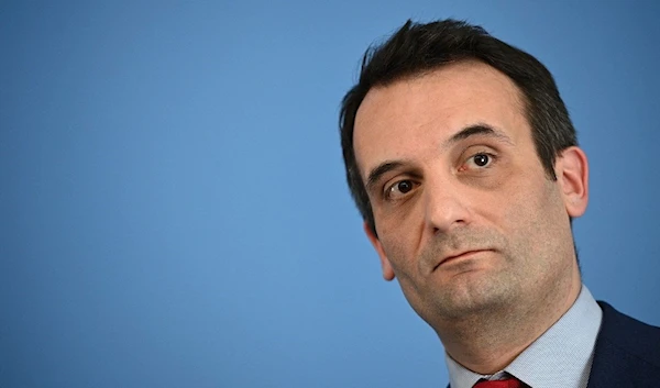 The Patriots leader, Florian Philippot, in May 2022 (AFP)