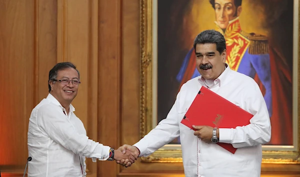 Colombian president Gustavo Petro and Venezuelan president Nicolas Maduro (El Pais)