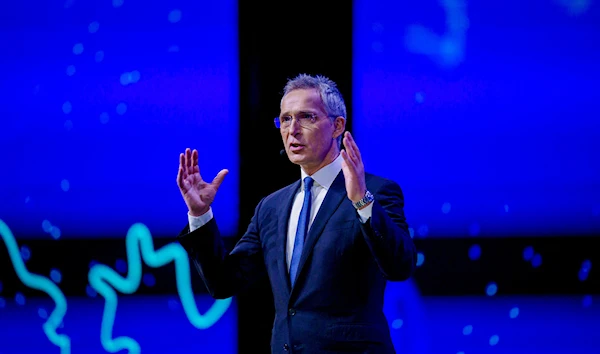 NATO Secretary General Jens Stoltenberg in Oslo Spektrum, Sweden, on January 5 (Reuters)