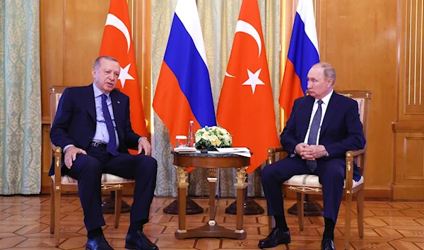 Turkey's President Recep Tayyip Erdogan with Russian President Vladimir Putin (Sputnik)