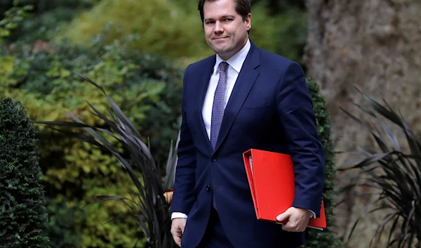 In this file photo dated Wednesday, Oct. 16, 2019, Britain's Secretary of State for Housing Robert Jenrick arrives for a Cabinet meeting at 10 Downing Street in London. (AP)