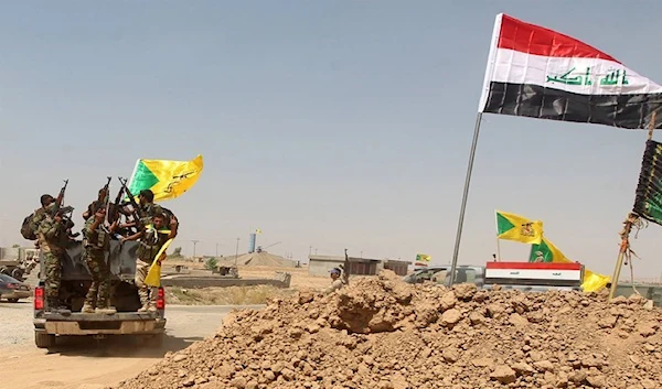 Iraqi Hezbollah Brigades troops during the battle against ISIS