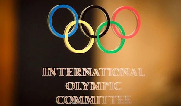 The International Olympic Committee (IOC) logo.