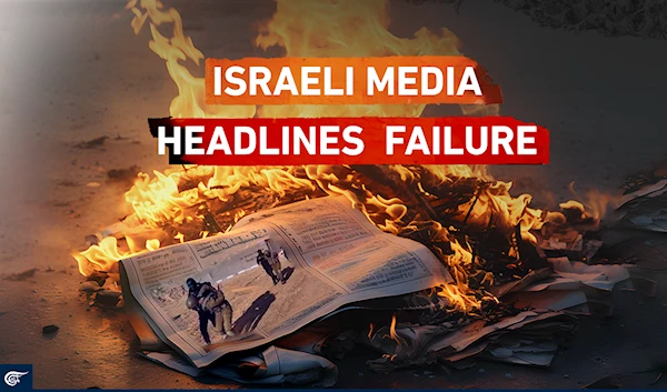 Israeli media headlines read defeat